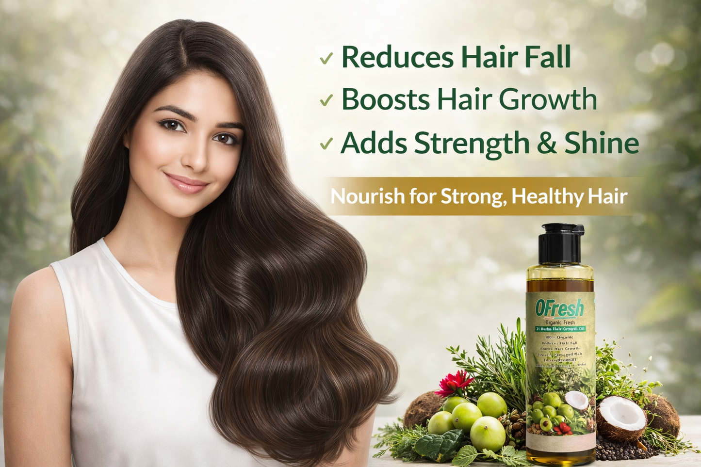 21 Herbs Hair Growth Oil