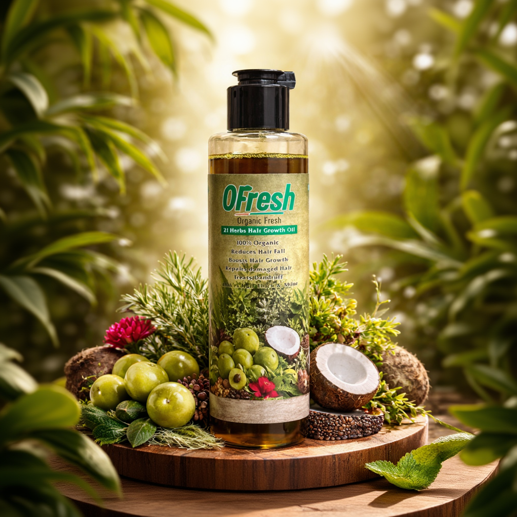 21 Herbs Hair Growth Oil