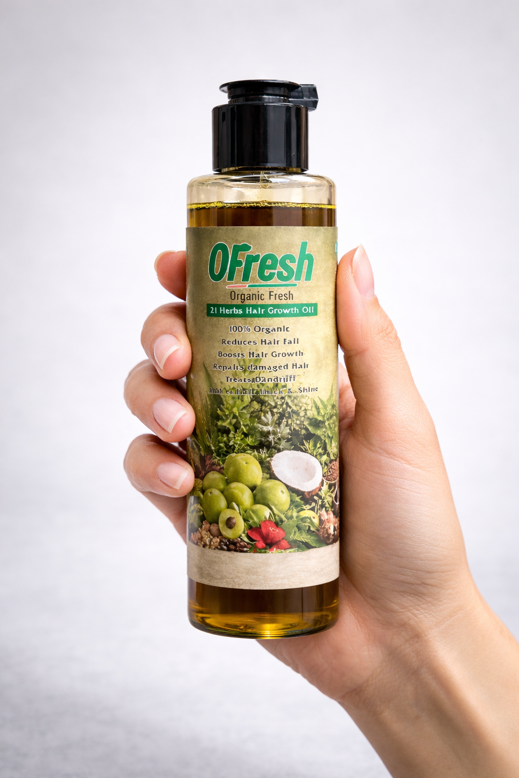 21 Herbs Hair Growth Oil